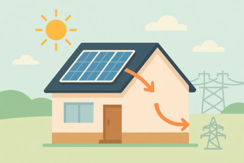 Eigenverbrauchsoptimierung einer Solaranlage mit Stromnutzung im Haushalt statt Einspeisung ins Netz