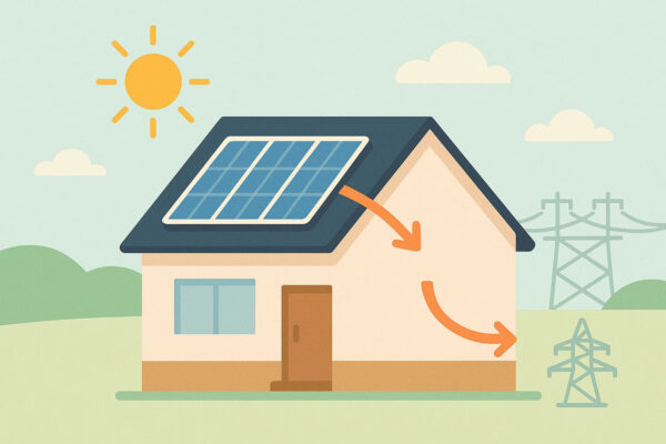 Eigenverbrauchsoptimierung einfach erklärt: Solarstrom im Haushalt nutzen Eigenverbrauchsoptimierung einer Solaranlage mit Stromnutzung im Haushalt statt Einspeisung ins Netz