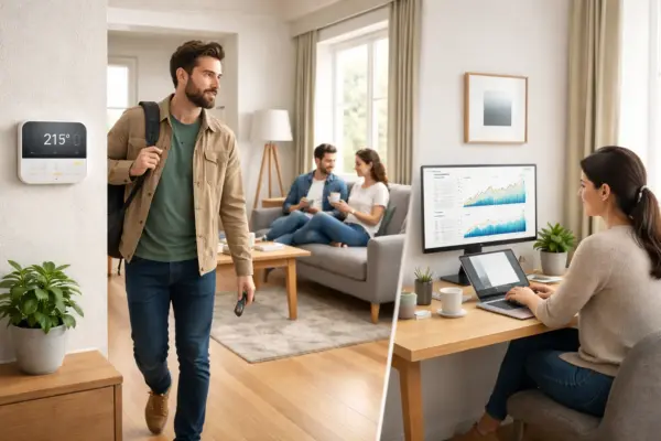 Dynamische Tagesroutinen im Smart Home mit Anwesenheit und Homeoffice