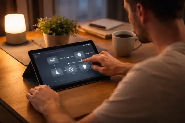 Logische Verknüpfung von Lichtautomationen statt komplexer Szenen