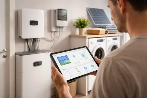 Integration von Waschmaschine und Trockner in ein Smart-Home-Energiemanagement