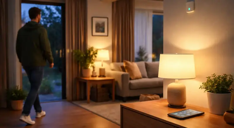 Wenn-Dann-Regel im Smart Home: Licht schaltet sich automatisch bei Bewegung ein