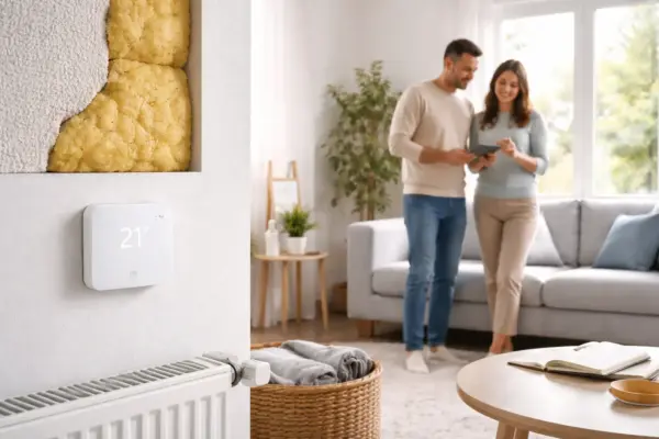 Smarte Heizungssteuerung richtig nutzen: Technik, Haus und Mensch Smarte Heizungssteuerung im Zusammenspiel mit Dämmung und Nutzerverhalten