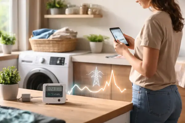 Waschmaschine wird automatisch bei günstigen Strompreisen gestartet