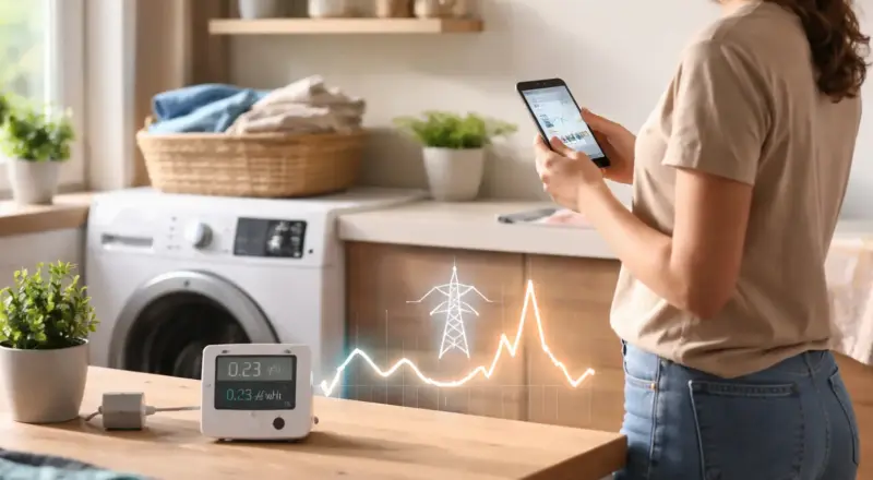 Waschmaschine wird automatisch bei günstigen Strompreisen gestartet