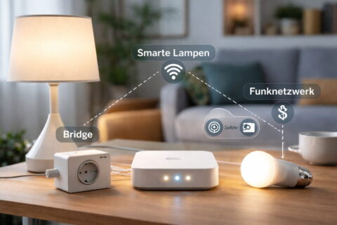 Smarte Lichtsysteme im Dauerbetrieb bewerten: Stromverbrauch richtig einschätzen 2 Smarte Lichtsysteme mit Bridge, LED-Lampe und Funkverbindung im Dauerbetrieb
